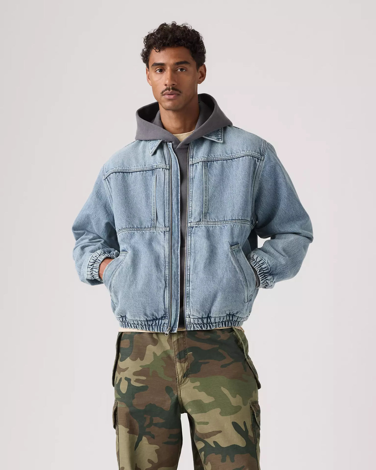 Levi's chaqueta denim azul claro - LEV-02