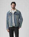 Levi's chaqueta Trucker denim con cuello sherpa - LEV-05