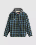Levi's chaqueta cuadros azul y verde con capota - LEV-11