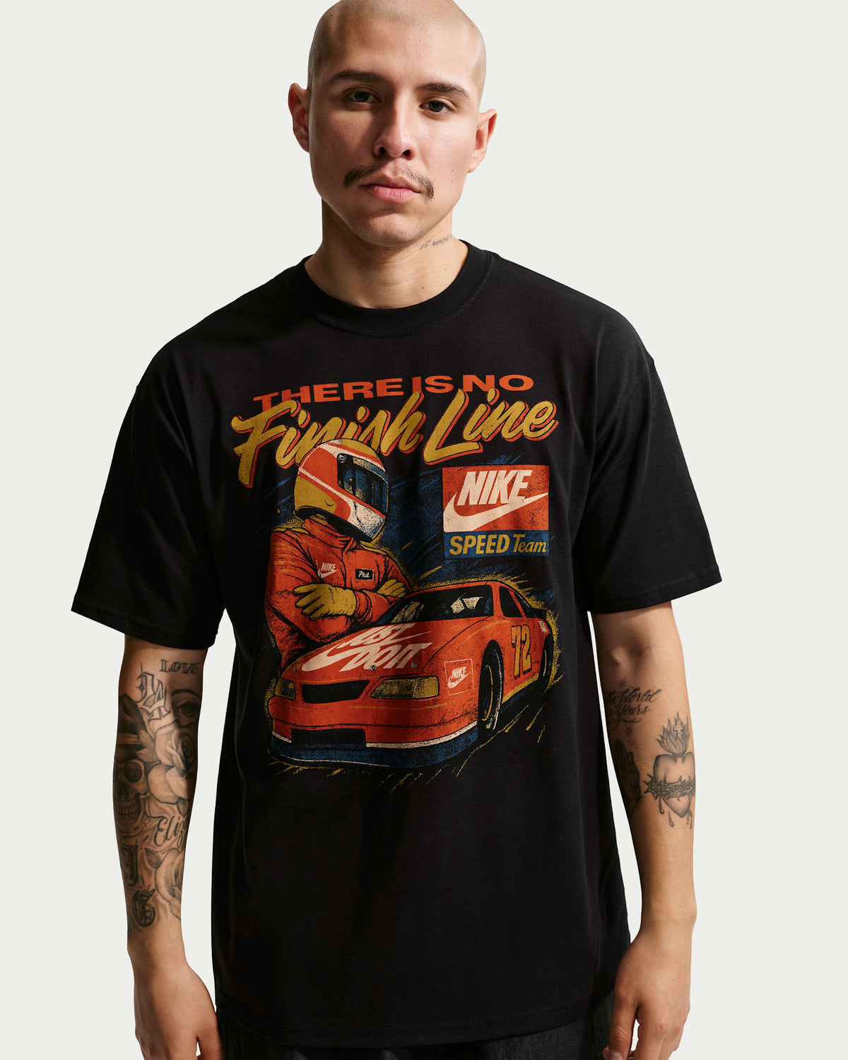 Nike camiseta negra gráfica - NIK-01
