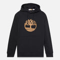 Timberland buzo negro con logo grande camel - TIM-07